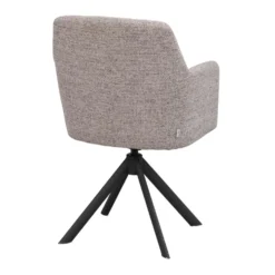 Gladstone karmstol mörkbeige tyg