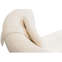 Hans fåtölj – tyg Teddy cream