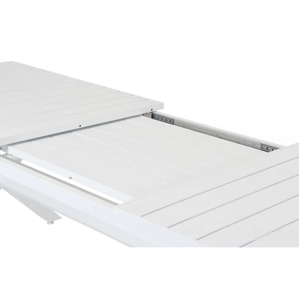 Hillmond matbord 240-310cm vitt