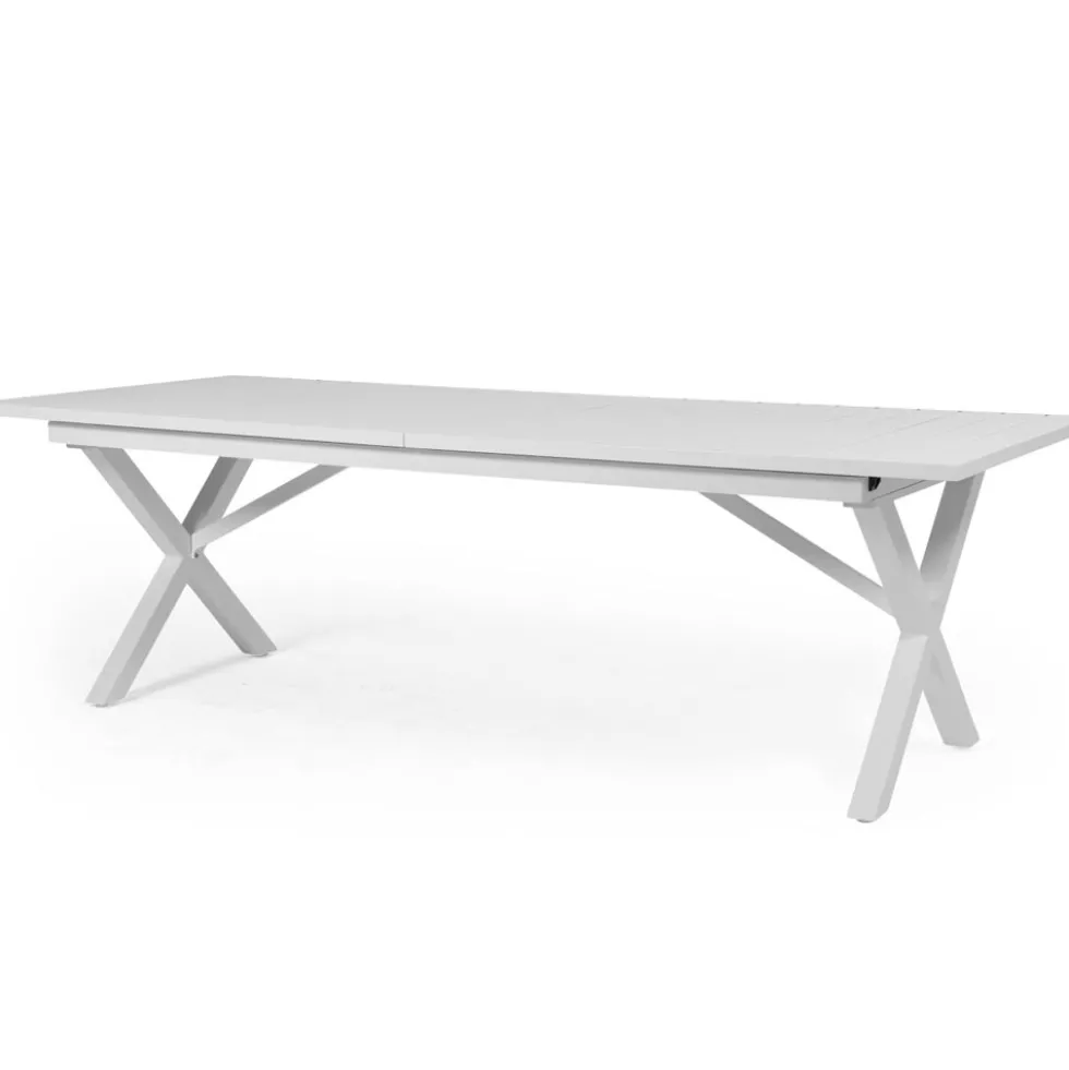 Hillmond matbord 240-310cm vitt