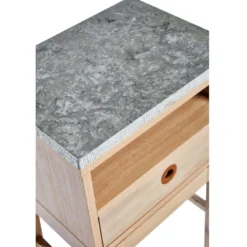 Höllviken sängbord ek/ kalksten