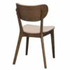 Kato stol – brunlackad ek/beige