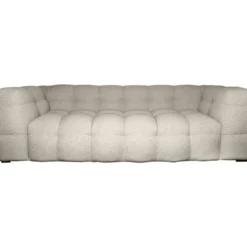 Kendall 3-sits soffa – tyg bouclé beige