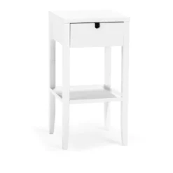 Klinte sängbord vitlack