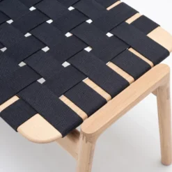 Klupa bänk 120 ek/ svart