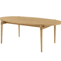 Kuma ovalt soffbord 140cm oljad ek
