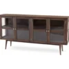 Löderup sideboard vitrin rökoljad ek