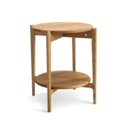 Leia fåtöljbord oljad ek