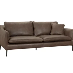 Linden soffa 3-sits – läder Vintage brown