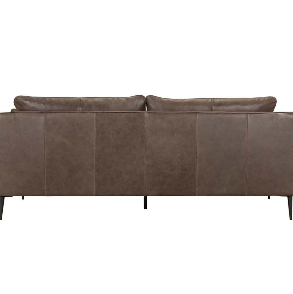 Linden soffa 3-sits – läder Vintage brown