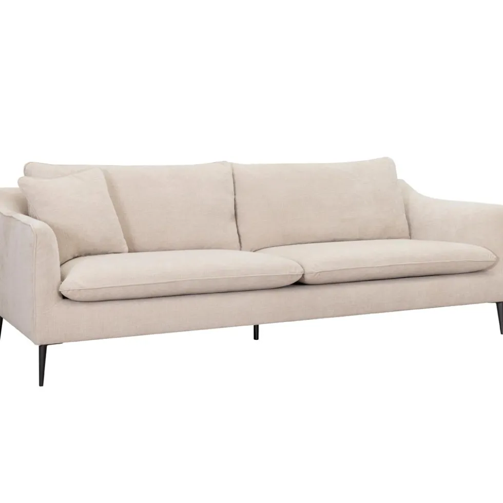 Linden soffa 3-sits XL – tyg Natron smoke grey