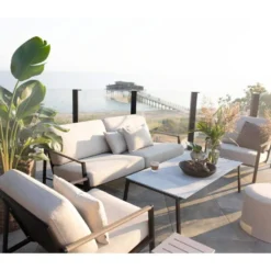 Lyra loungegrupp svart/ beige