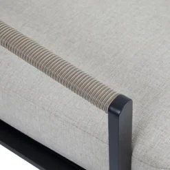 Lyra 2,5-sits soffa svart/beige