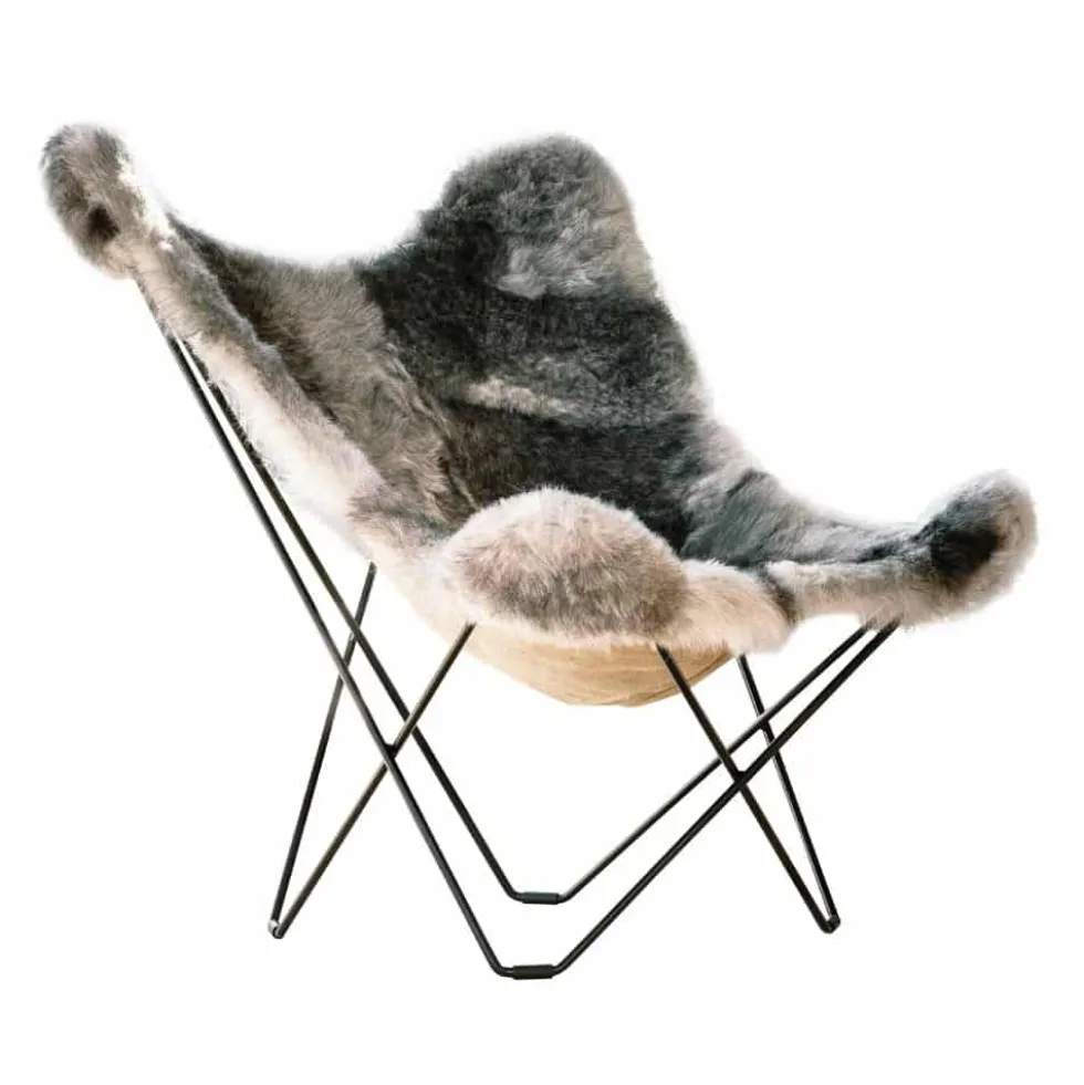 Mariposa Butterfly Chair – iceland shorn grey