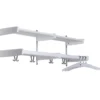 Meja hatthylla vitlack 115cm 2 plan