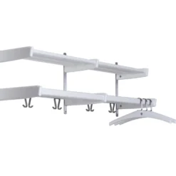 Meja hatthylla vitlack 115cm 2 plan