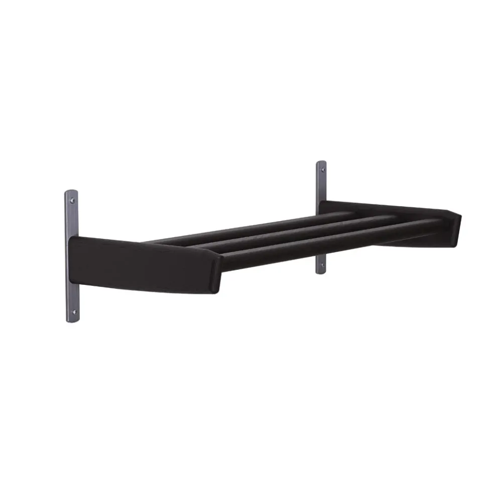 Meja skohylla svartbets 59cm vägg 1 plan