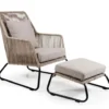 Midway fotpall beige