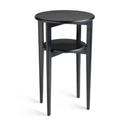Mira sängbord svartbetsad ask