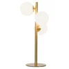 Molekyl bordslampa mässing/ vit