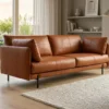 Morvane soffa – läder sauvage 665 brun