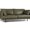 Morvane soffa – läder sauvage 610 grön