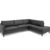 Nordic byggbar soffa – läder diamonds svart