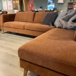 Nordic byggbar soffa – tyg lapis copper brown