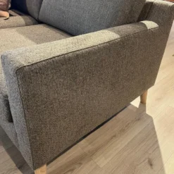Nordic Plus 3-sits soffa – tyg dolomite driftwood