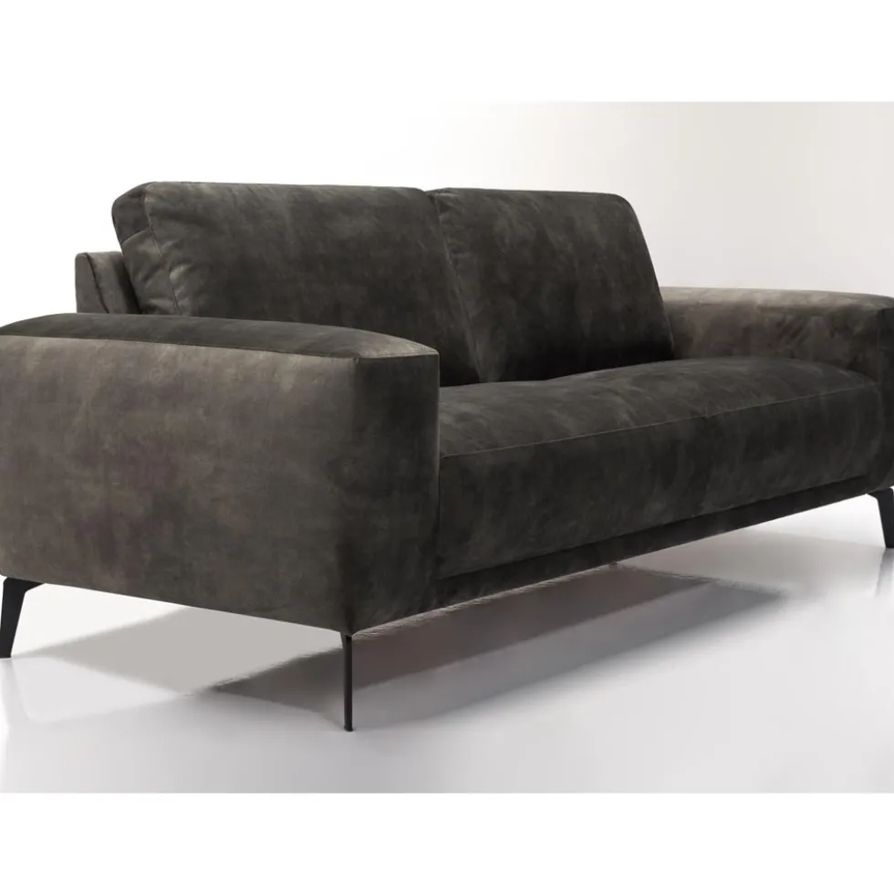 Orlando 3-sits soffa – tyg adore antrachite