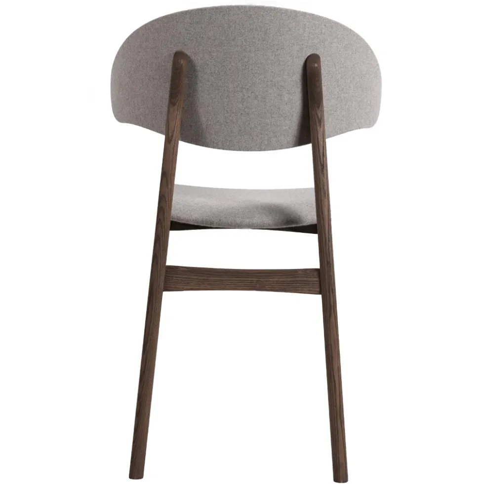 Ram Wood Comfort stol – mocca C15/ tyg wooly beige