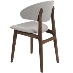 Ram Wood Comfort stol – mocca C15/ tyg wooly beige