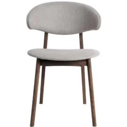 Ram Wood Comfort stol – mocca C15/ tyg wooly beige