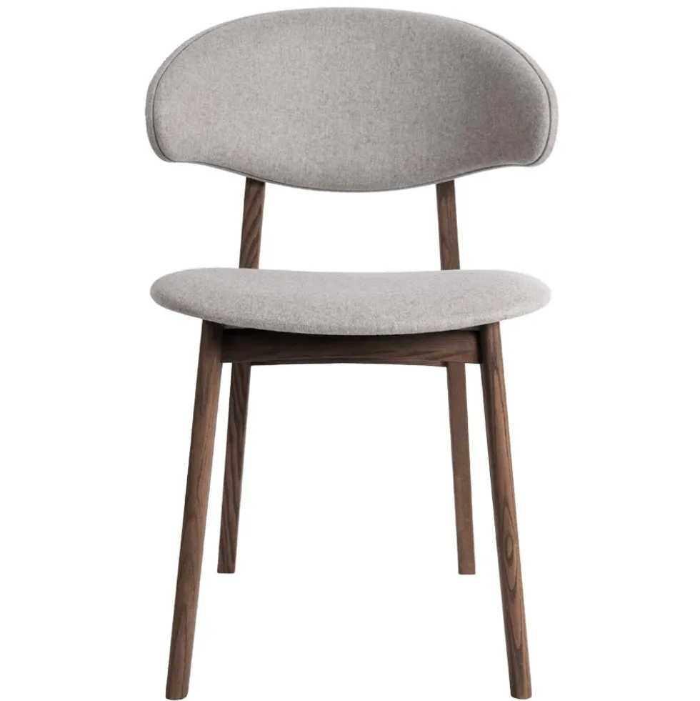 Ram Wood Comfort stol – mocca C15/ tyg wooly beige