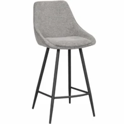 Sierra barstol grå tyg