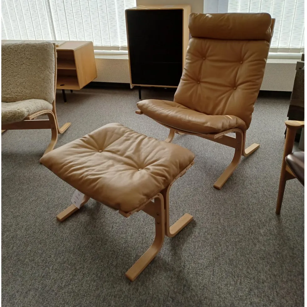 Siesta Classic fåtölj + pall rea