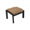Slide fotpall svart /cinnamon gold