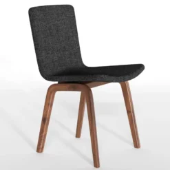 SM811 stol oljad valnöt/ tyg brahms 31