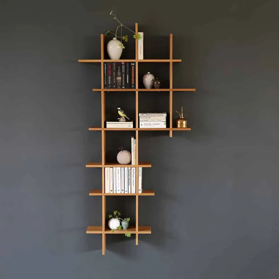 Stack stående hylla