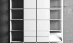 Stripe bokhylla vitlack – 4 sektion