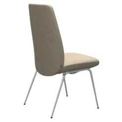 Vanilla high stol – tyg daisy beige /d300 krom