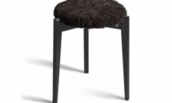 Vinz pall fårskinn brun