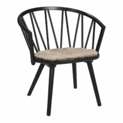 ZigZag loungestol svartbets