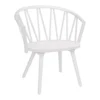 ZigZag loungestol vitlack