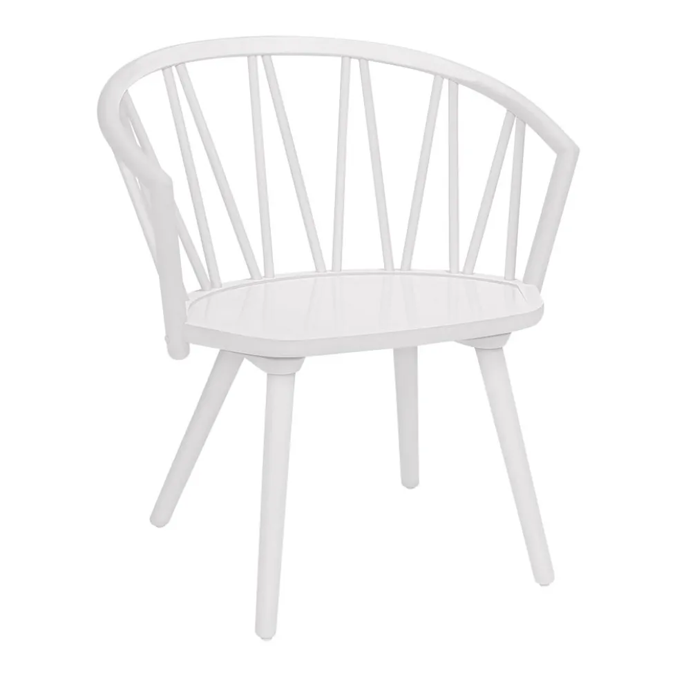 ZigZag loungestol vitlack