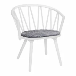ZigZag loungestol vitlack
